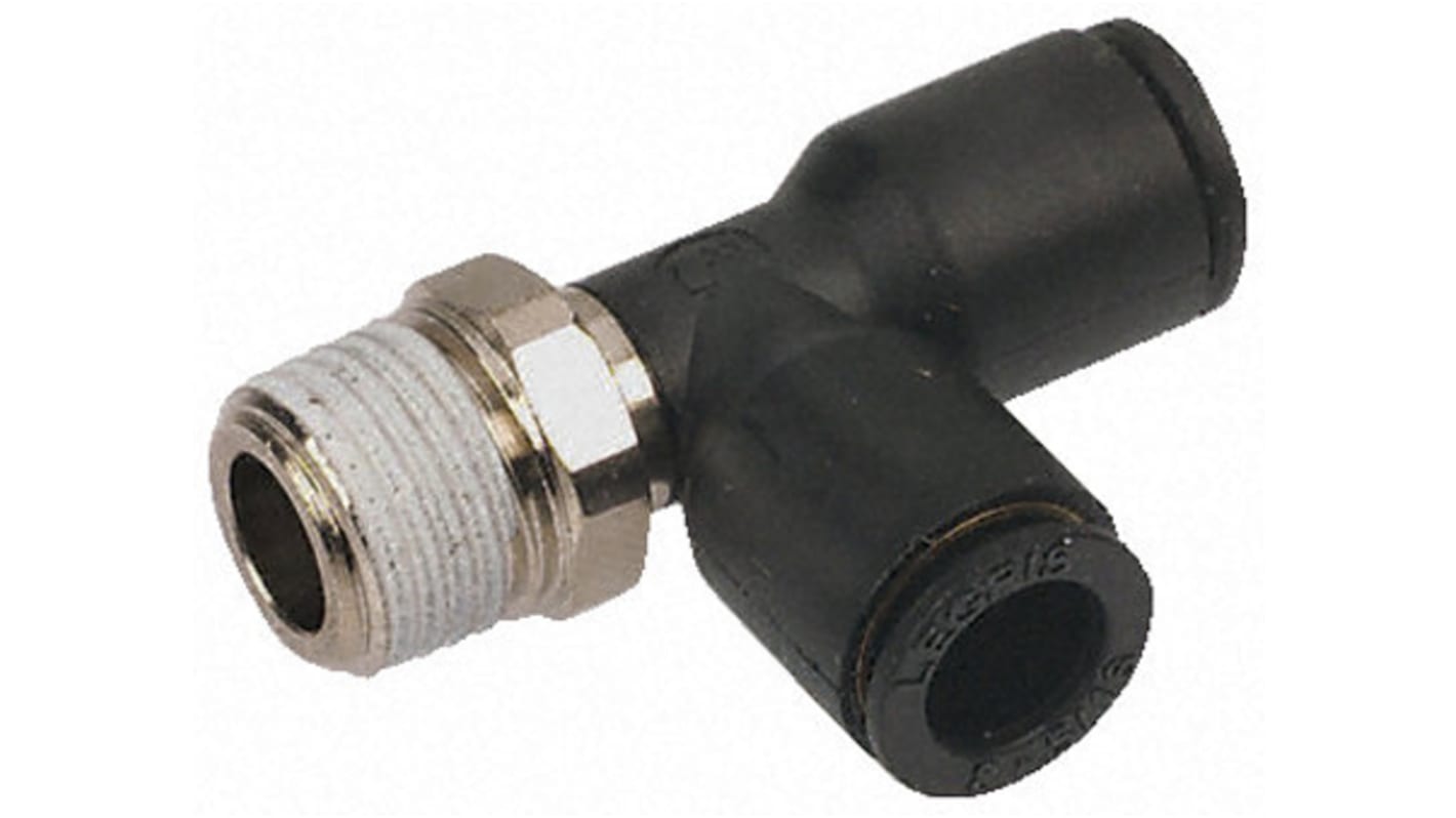 Legris LF3000 Series Tee Threaded Adaptor, Push In 16 mm to Push In 16 mm, Threaded-to-Tube Connection Style