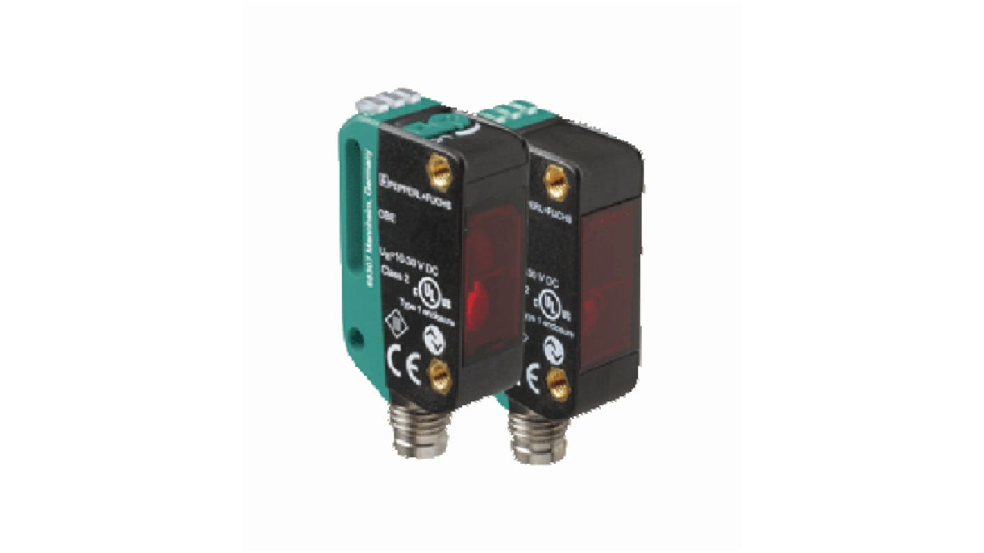 Rs-Online Sensore fotoelettrico Rettangolare Pepperl + Fuchs a fascio diretto rilevamento 0 → 20 m uscita NPN/PNP