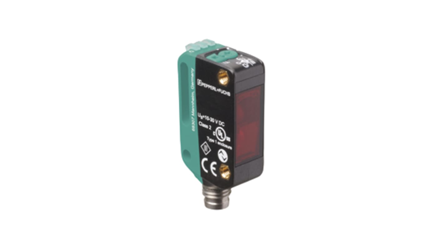 Rs-Online Sensore fotoelettrico Rettangolare Pepperl + Fuchs a retroriflessione rilevamento 0 → 5 m. uscita NPN/PNP