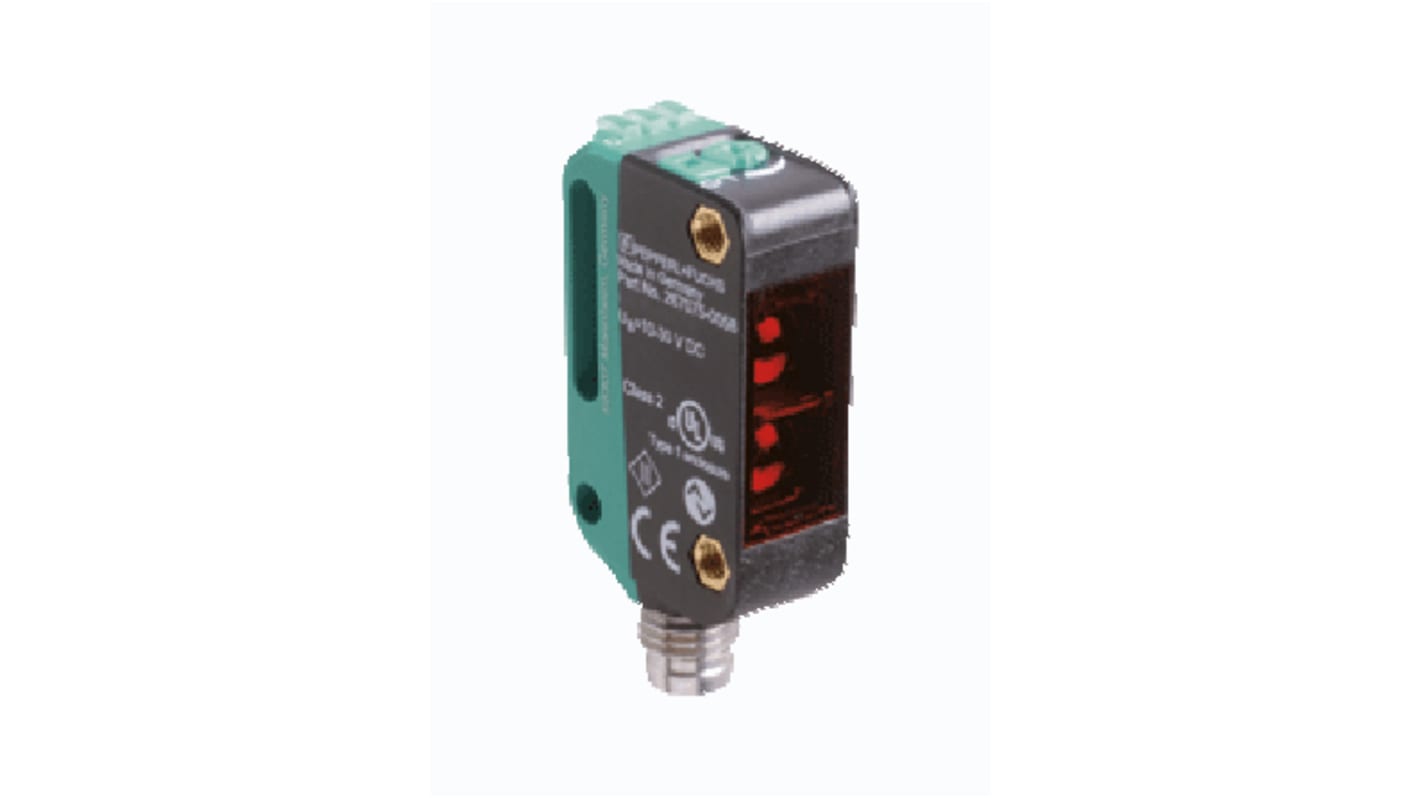 Rs-Online Sensore fotoelettrico Rettangolare Pepperl + Fuchs a retroriflessione rilevamento 0 → 12 m uscita NPN/PNP