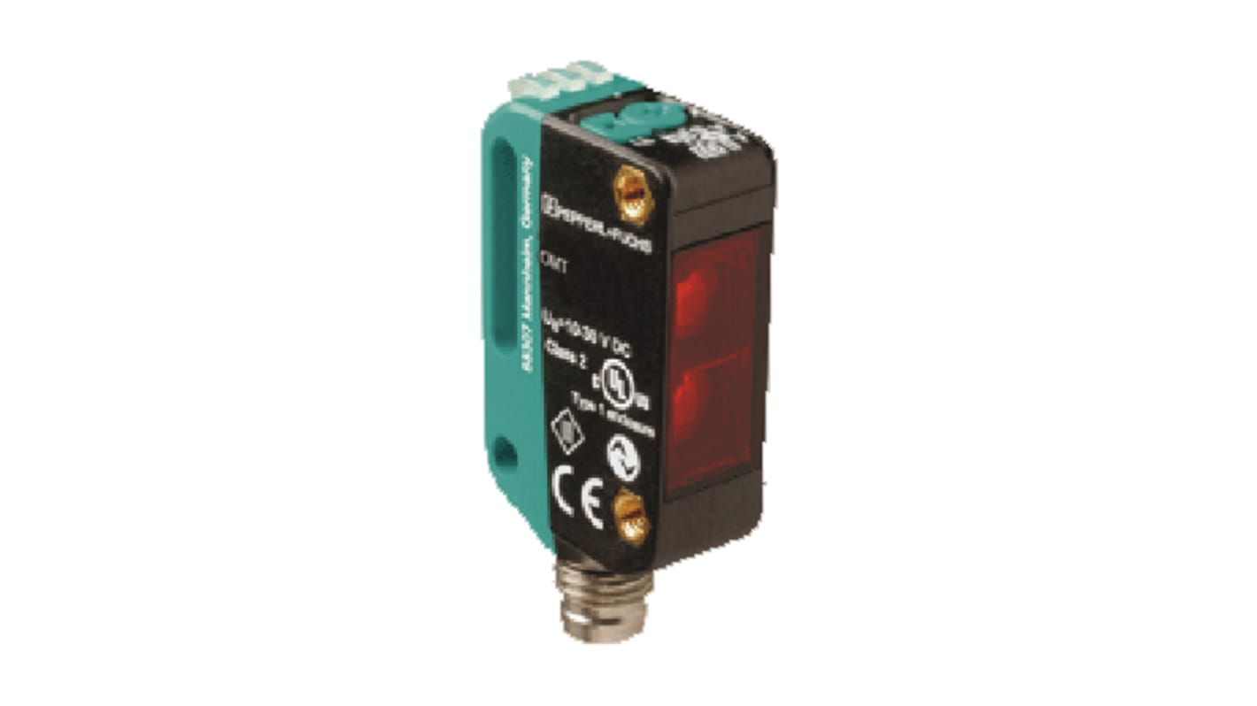 Rs-Online Sensore di distanza Rettangolare Pepperl + Fuchs a soppressione di sfondo rilevamento 40 mm → 100 mm uscita