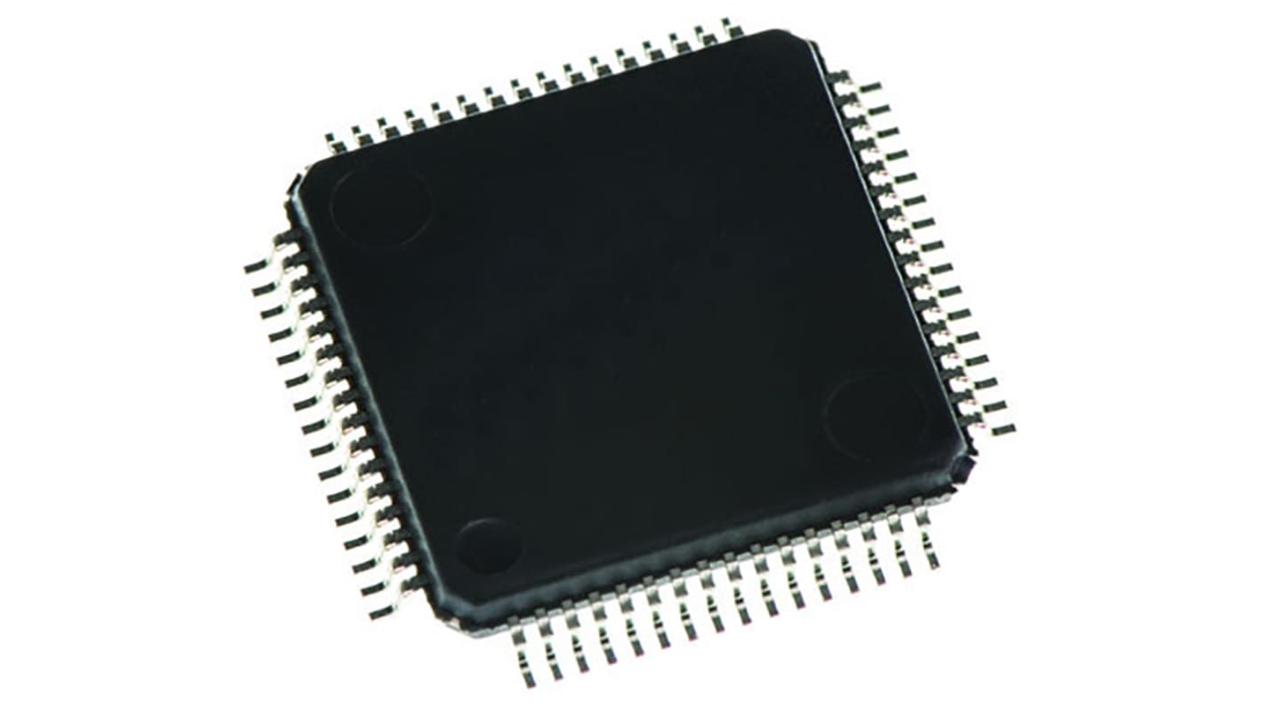 Renesas Electronics R5F52318ADFM#30, 32bit RX Microcontroller, RX231, 54MHz, 512 kB Flash, 64-Pin LFQFP