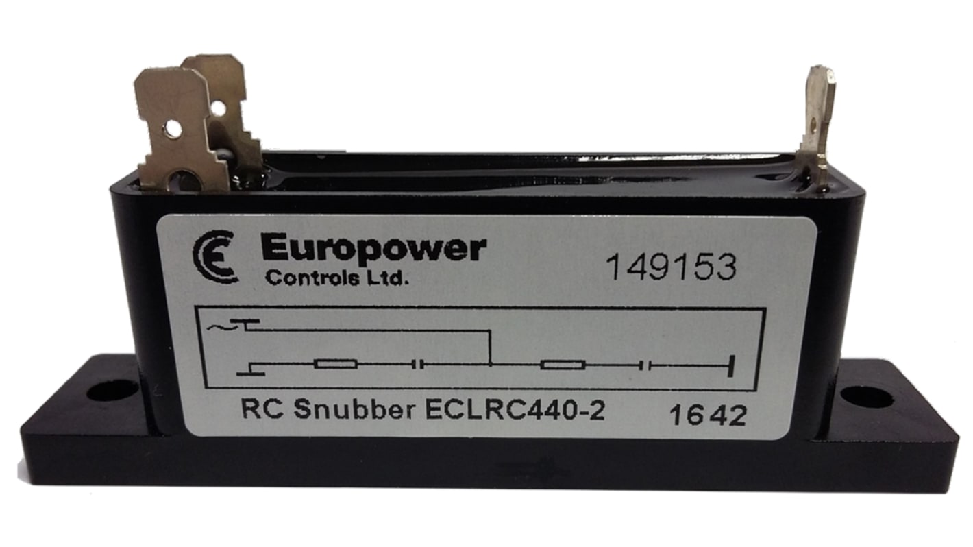 Condensador de amortiguador Europower Controls, 440V dc, Montaje en Panel