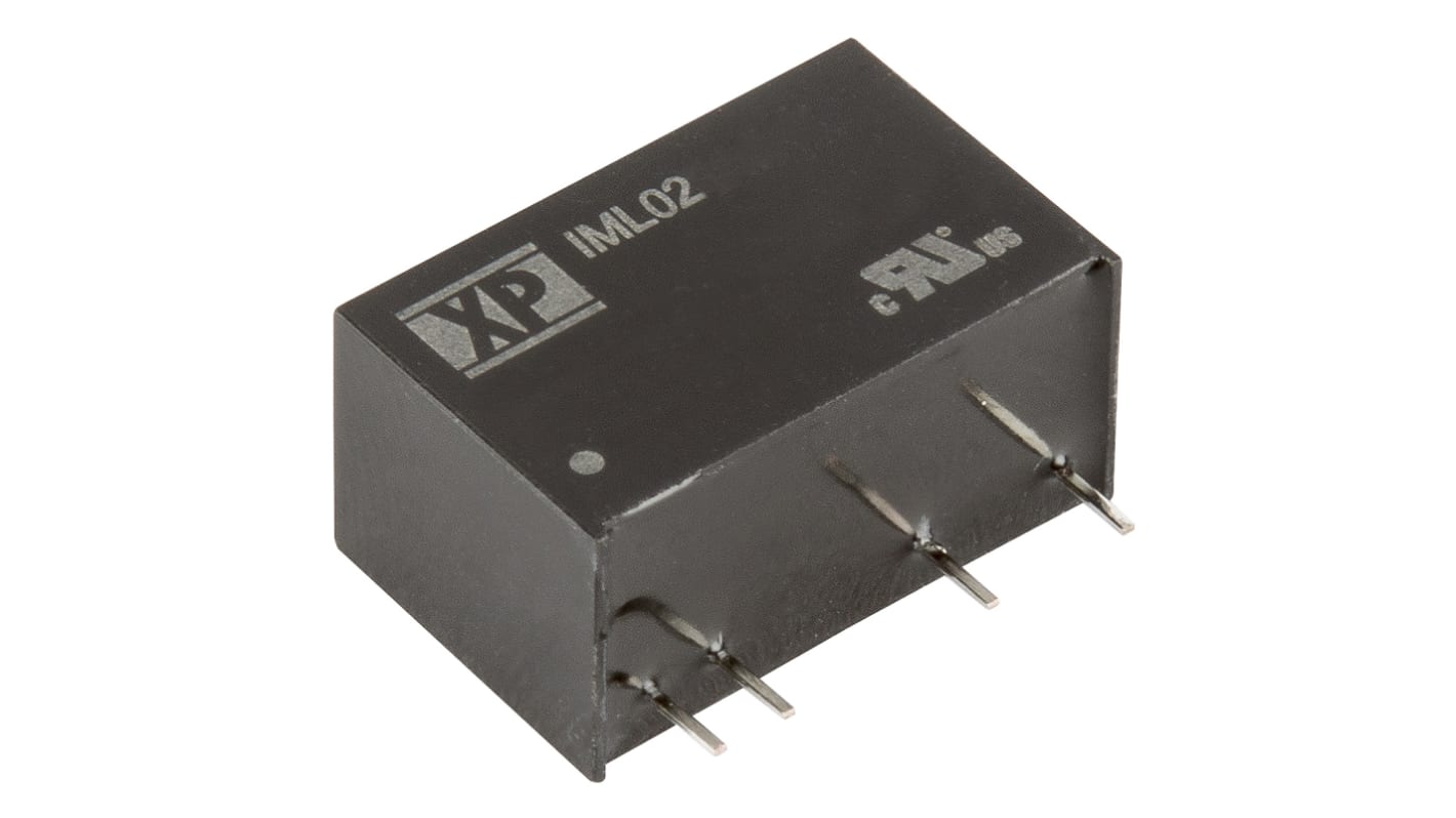 Przetwornica DC-DC, 2W, Uwe 10,8 → 13,2 V DC, Uwy 15V dc, Iwy 133mA, XP Power Tak