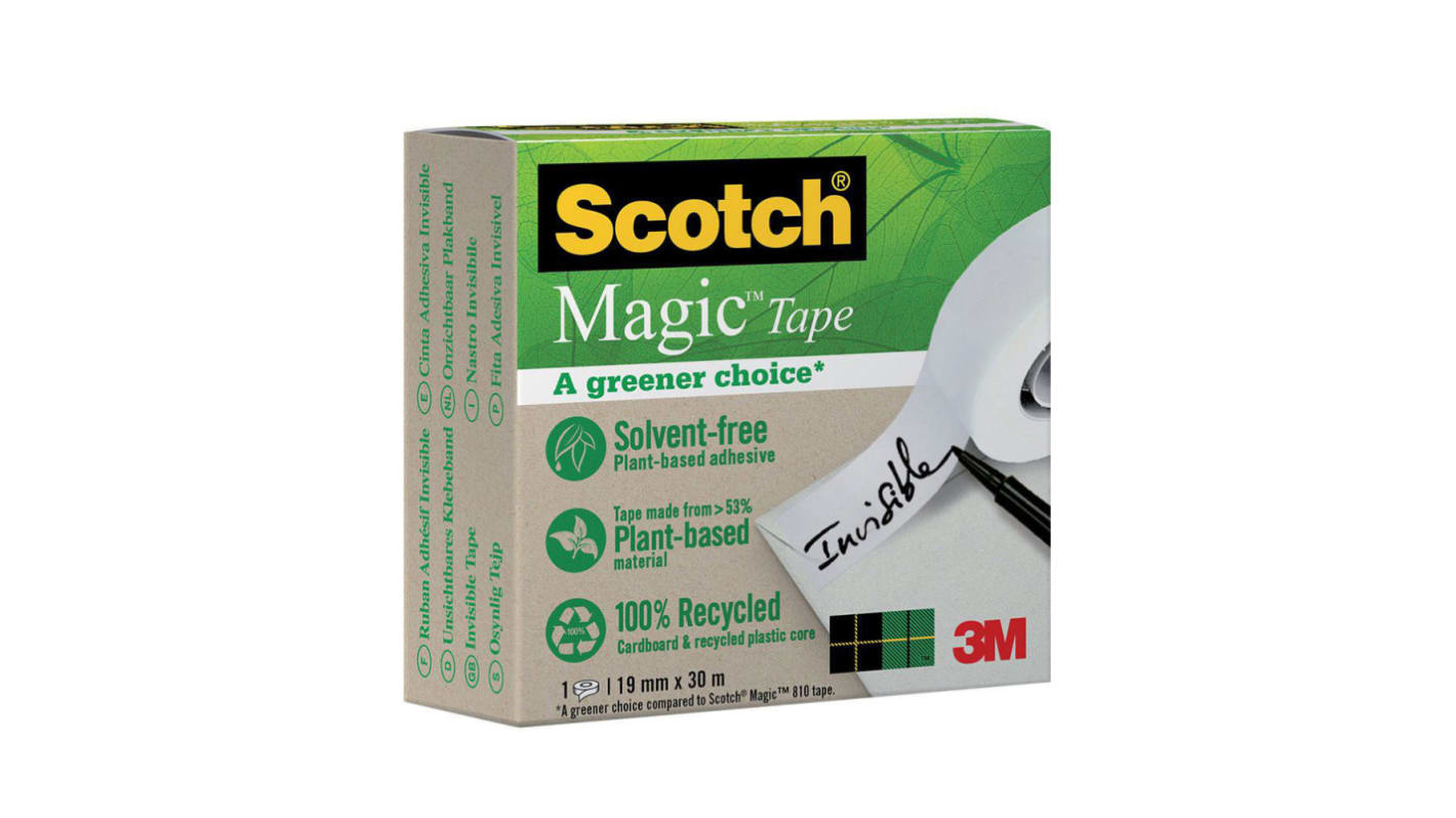 3M Clear Office Tape 19mm x 30m