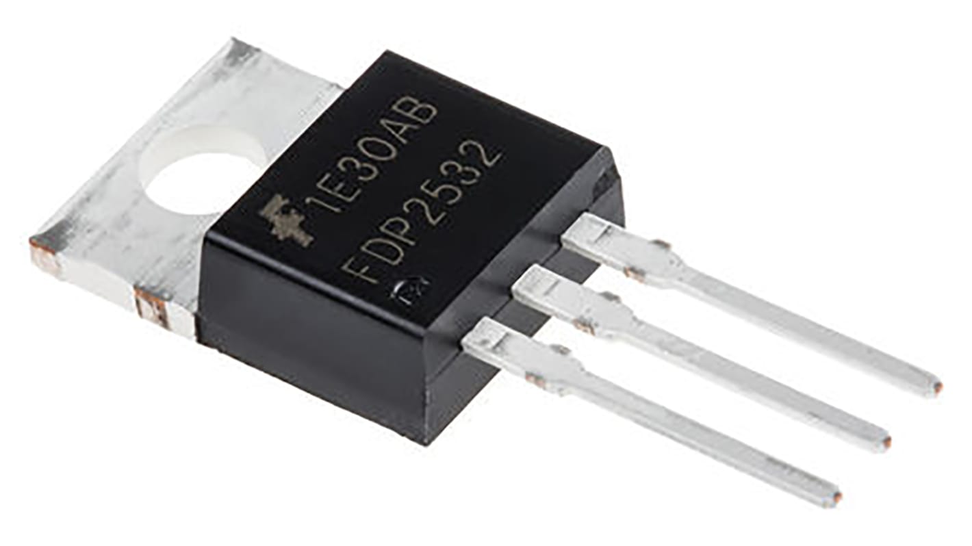 onsemi PowerTrench N-Channel MOSFET, 8 A, 150 V, 3-Pin TO-220AB FDP2532