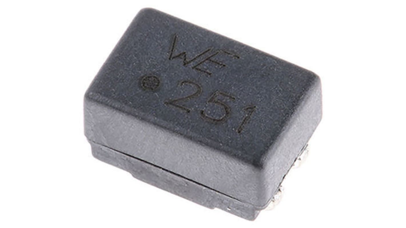 Wurth Elektronik 共模滤波器, 2 x 250 μH, 9.2 x 6 x 5mm, WE-SL2系列