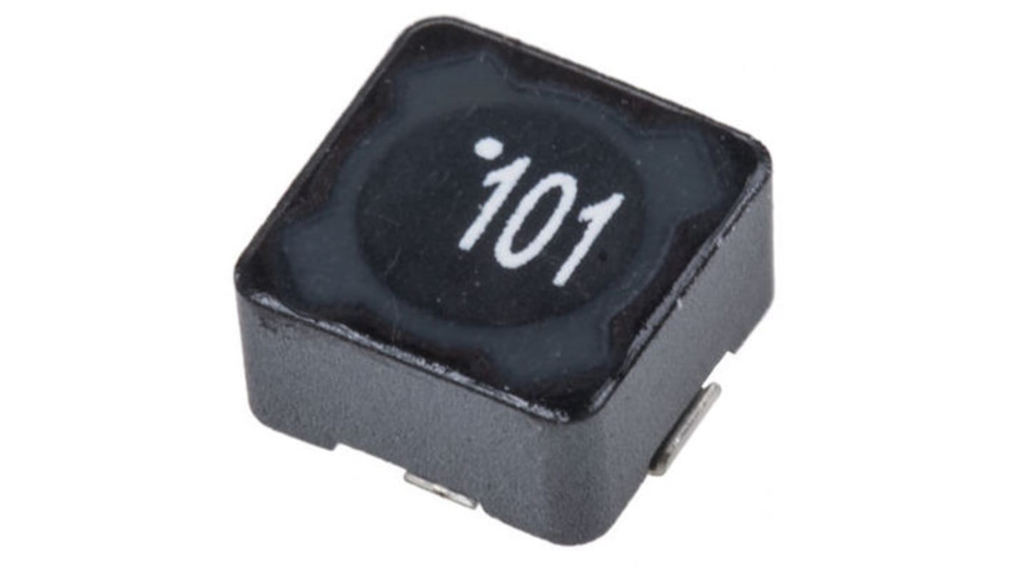 Wurth Elektronik 7345绕线电感, 100 μH, 790mA, 610mΩ, ±20%容差, 屏蔽, 7.3 x 7.3 x 4.5mm, WE-PD系列