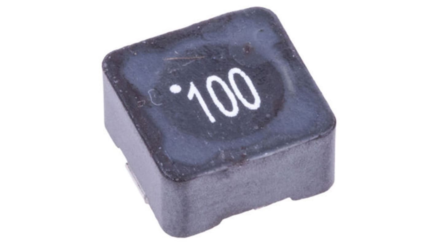 Inductor de montaje en superficie bobinado Wurth, 10 μH, ±20%, núcleo de Ferrita, apantallado 7345, SRF:26MHZ, 2A Idc,