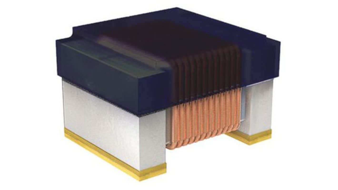 Wurth Elektronik 1008A绕线电感, 10 μH, 150mA, 3.5Ω, ±5%容差, 2.5 x 2 x 1.6mm, WE-RFI系列