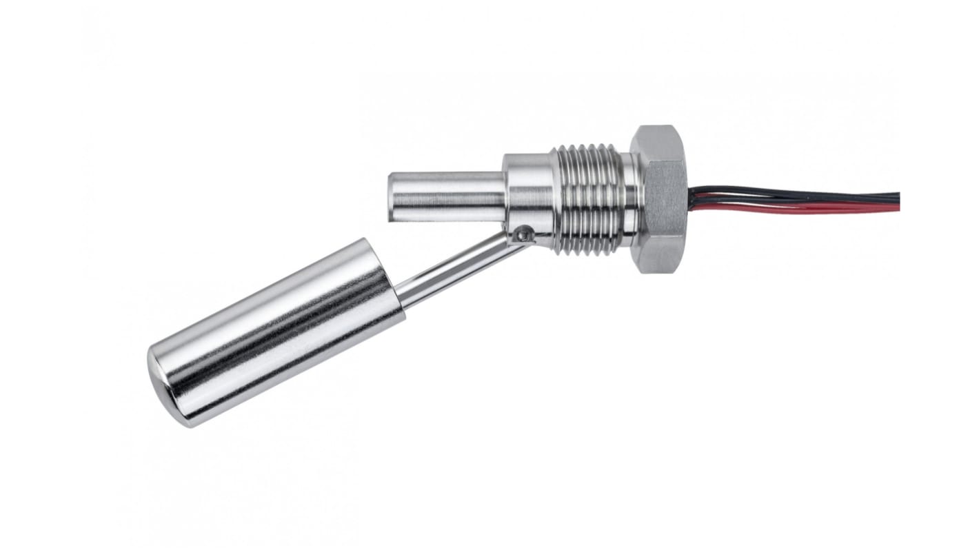 Sensata Cynergy3 Horizontal Stainless Steel 304 (Stem), Stainless Steel 316 (Float) Float Switch, Float, 1m Cable,