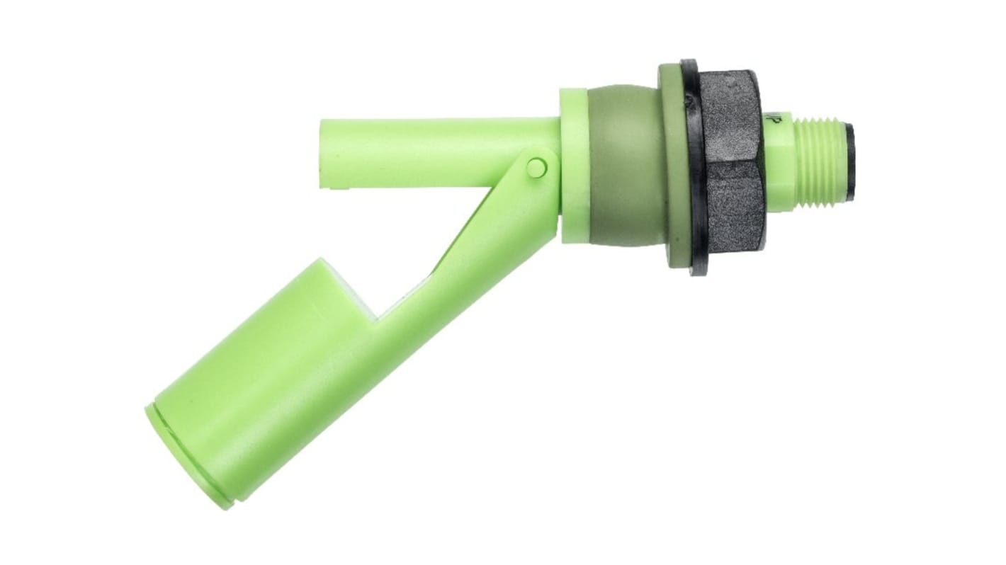 Sensata Cynergy3 RSF70 Series Horizontal Polyvinylidene Fluoride Float Switch, Float, NO/NC, 240V ac Max, 120V dc Max