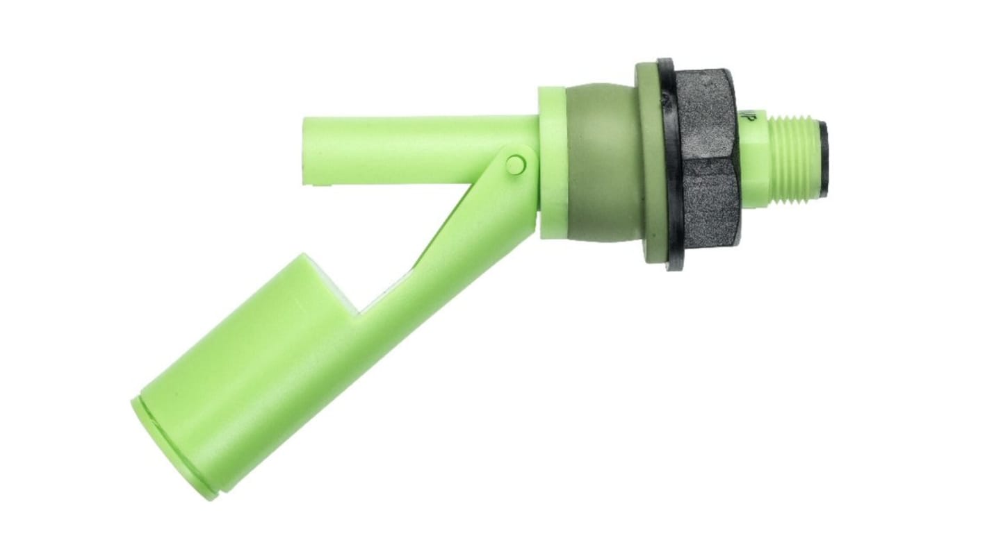 Sensata Cynergy3 RSF70 Series Horizontal Polyvinylidene Fluoride Float Switch, Float, NO/NC, 300V ac Max, 300V dc Max