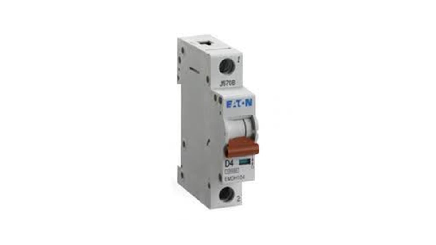 Eaton B型MCB, 10 kA分断, 16A, 230VAC, 48VDC