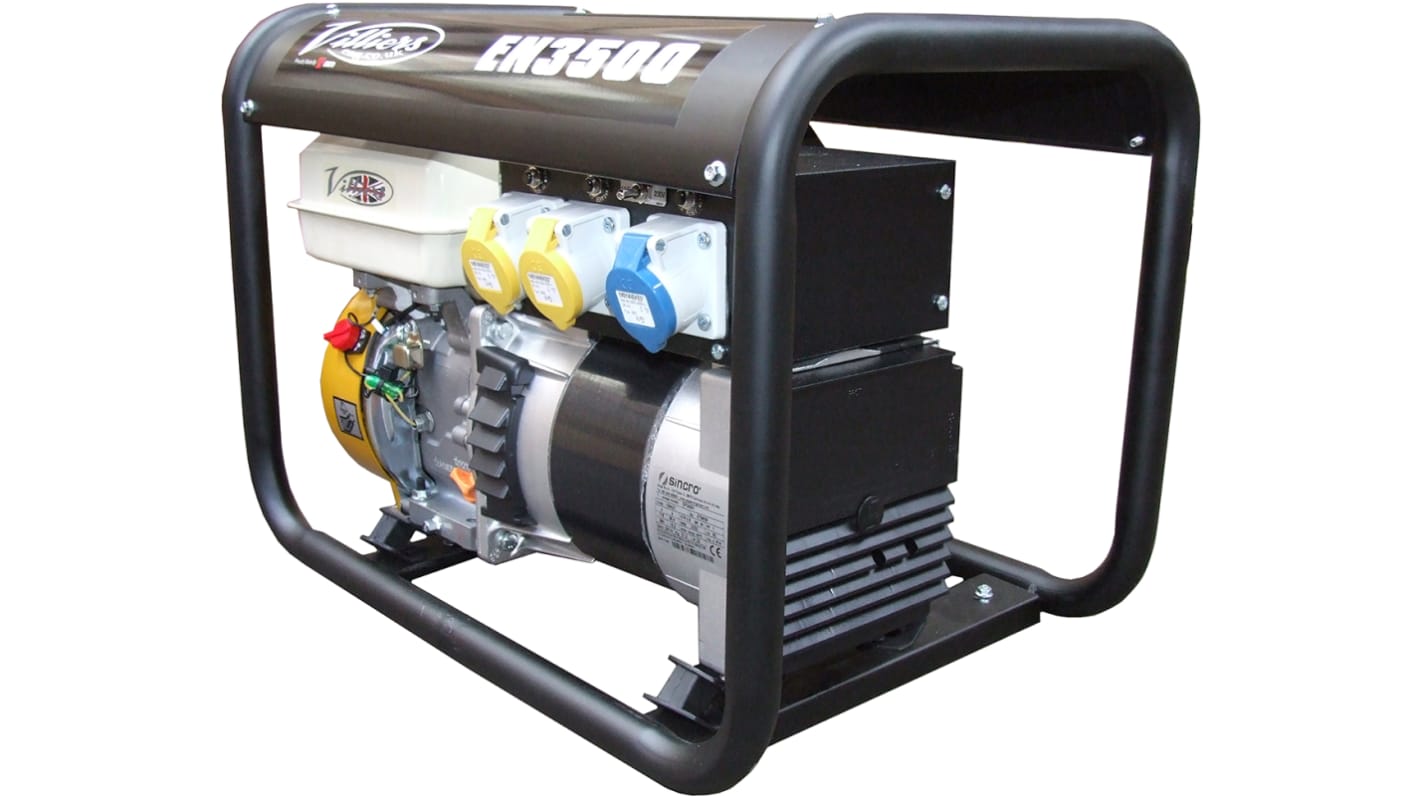 Generator, 3.5kW, wyjście: 230V, fazy: 1, pojemność: 3.6 l, BS4343, Benzyna