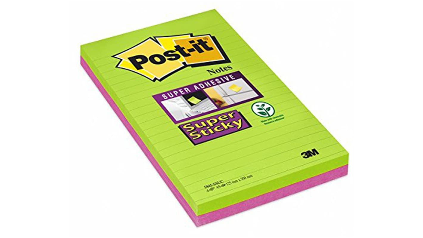 Post-It Green Sticky Note, 203mm x 127mm