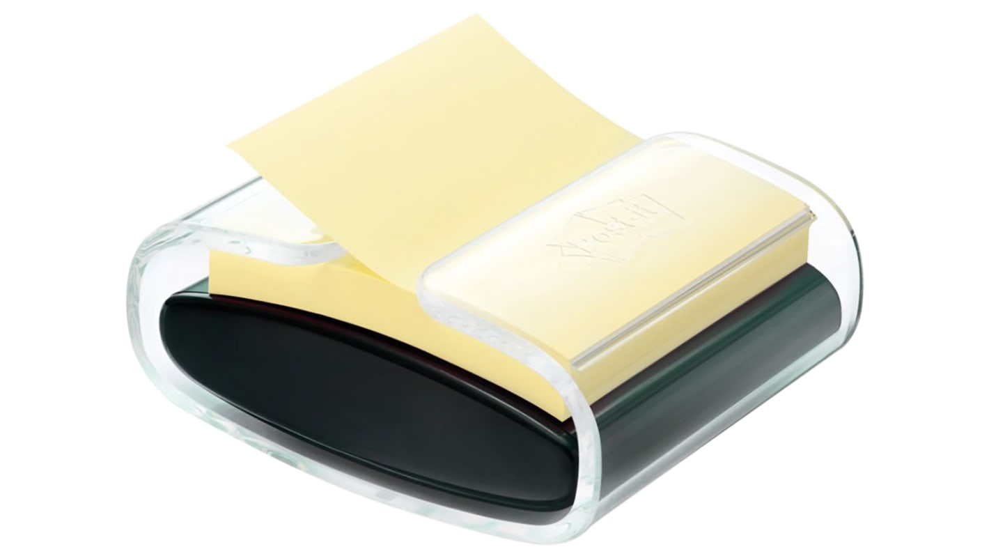 Post-It Black/Yellow Sticky Note, 90 Notes per Pad, 76mm x 76mm