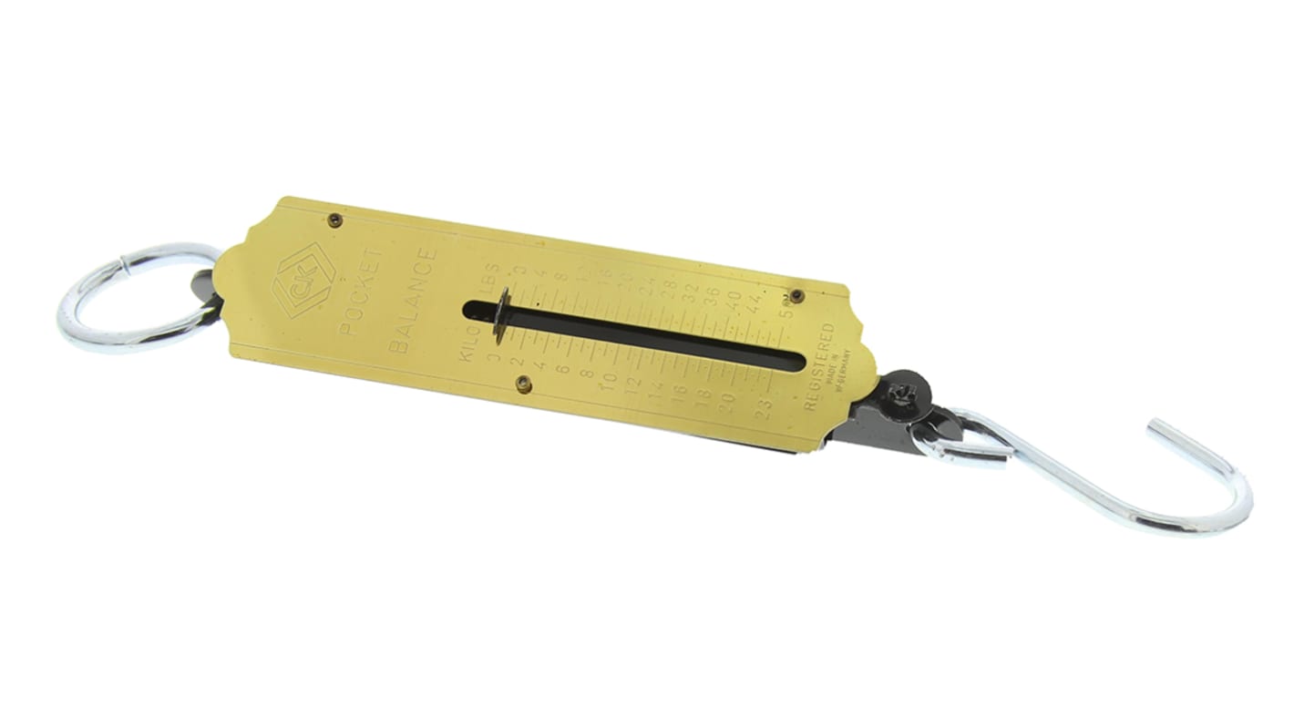 CK Spring Balance , Imperial Scale , Metric Scale, 23kg Weight Capacity, With DKD Calibration