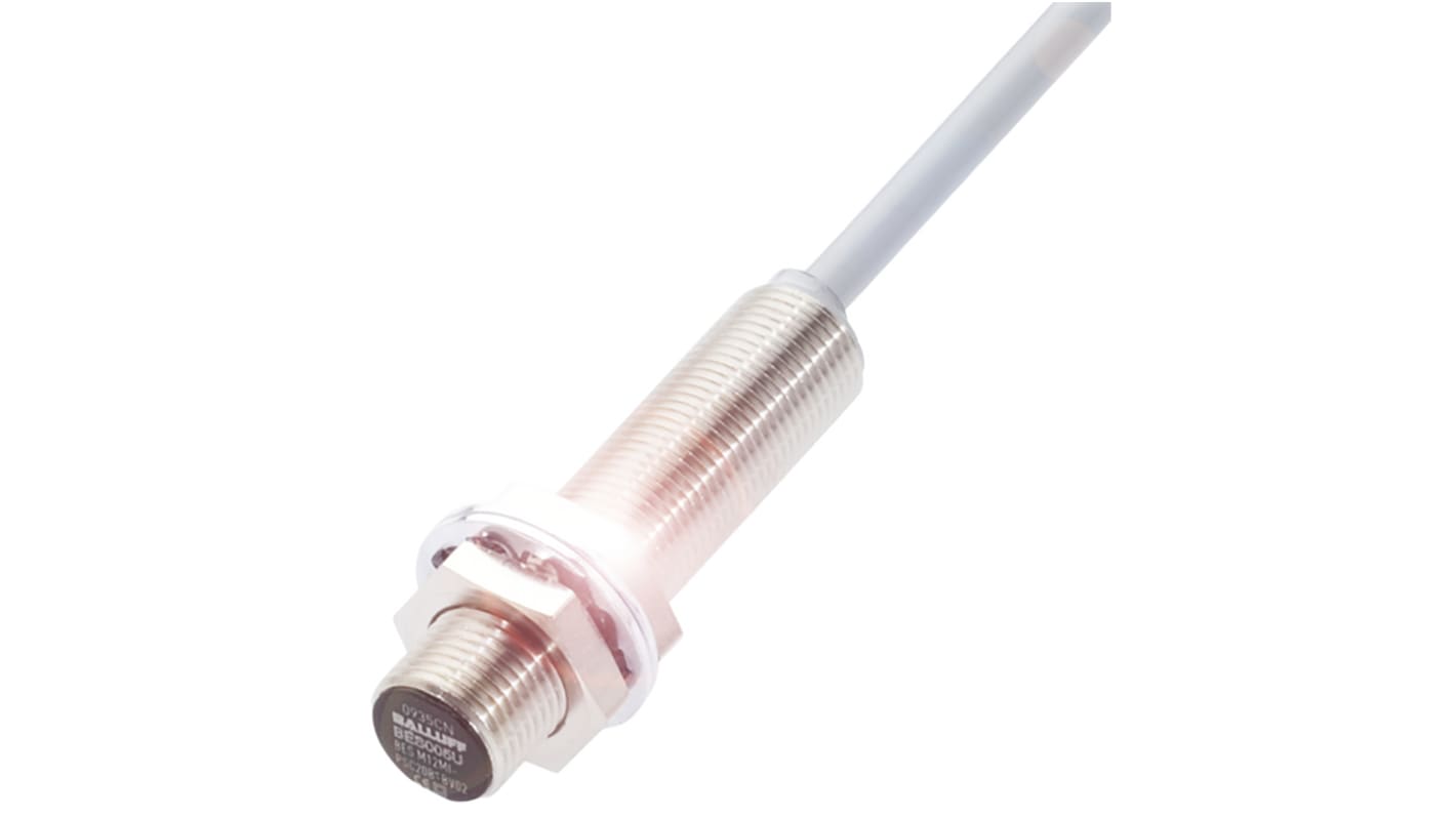 Rs-Online Sensore di prossimità Cilindro filettato BALLUFF M12 rilevamento 4 mm 12 → 30 V c.c