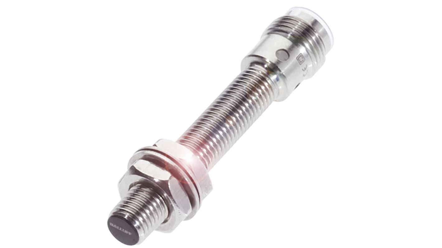 Rs-Online Sensore di prossimità Cilindro filettato BALLUFF M8 rilevamento 1 5 mm 10 → 30 V c.c