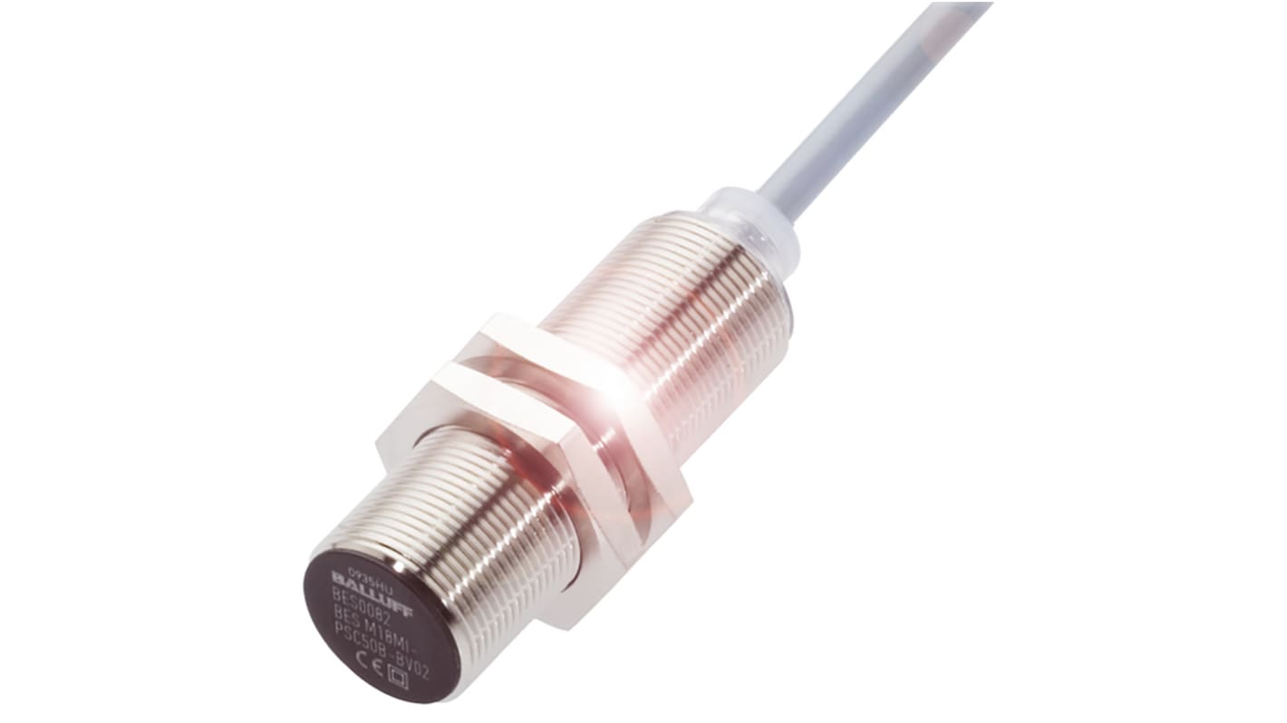 Rs-Online Sensore di prossimità Cilindro filettato BALLUFF M18 rilevamento 8 mm 12 → 30 V c.c
