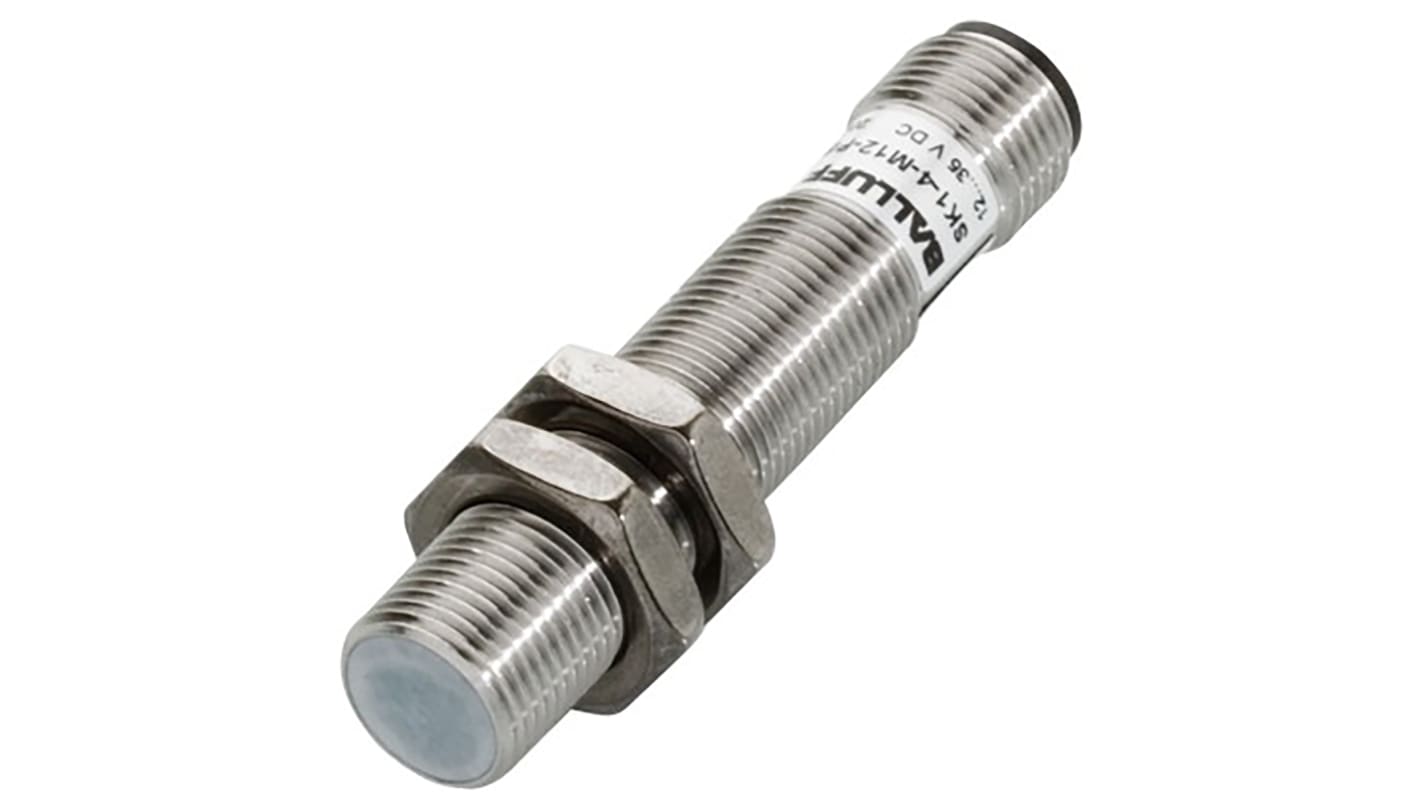 Rs-Online Sensore di prossimità Cilindro filettato BALLUFF M12 rilevamento 4 mm 12 → 35 V c.c