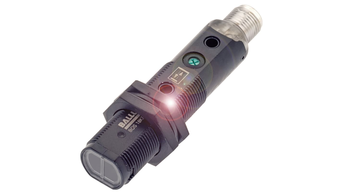 Rs-Online Sensore fotoelettrico Cilindrico BALLUFF a retroriflessione rilevamento 0 → 4 5 m uscita PNP