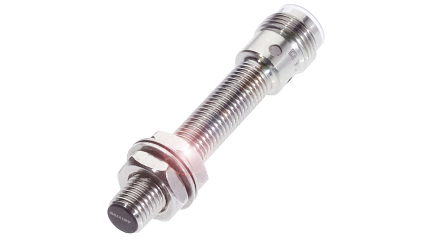 Rs-Online Sensore di prossimità Cilindro filettato BALLUFF M8 rilevamento 3 mm 10 → 30 V c.c