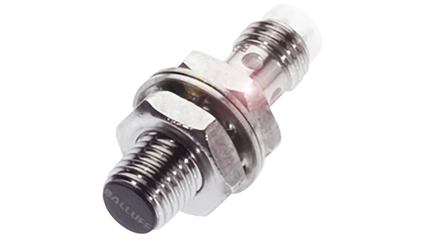 Rs-Online Sensore di prossimità Cilindro filettato BALLUFF M8 rilevamento 2 mm 10 → 30 V c.c