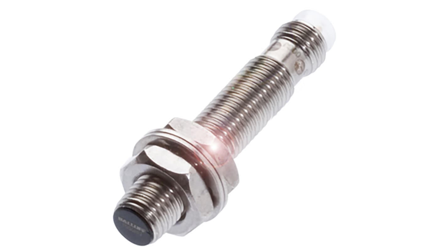 Rs-Online Sensore di prossimità Cilindro filettato BALLUFF M8 rilevamento 2 mm 10 → 30 V c.c