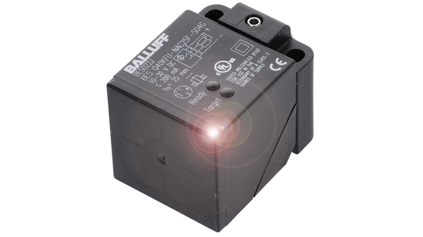 Rs-Online Sensore di prossimità a parallelepipedo BALLUFF M12 rilevamento 35 mm 10 → 30 V c.c