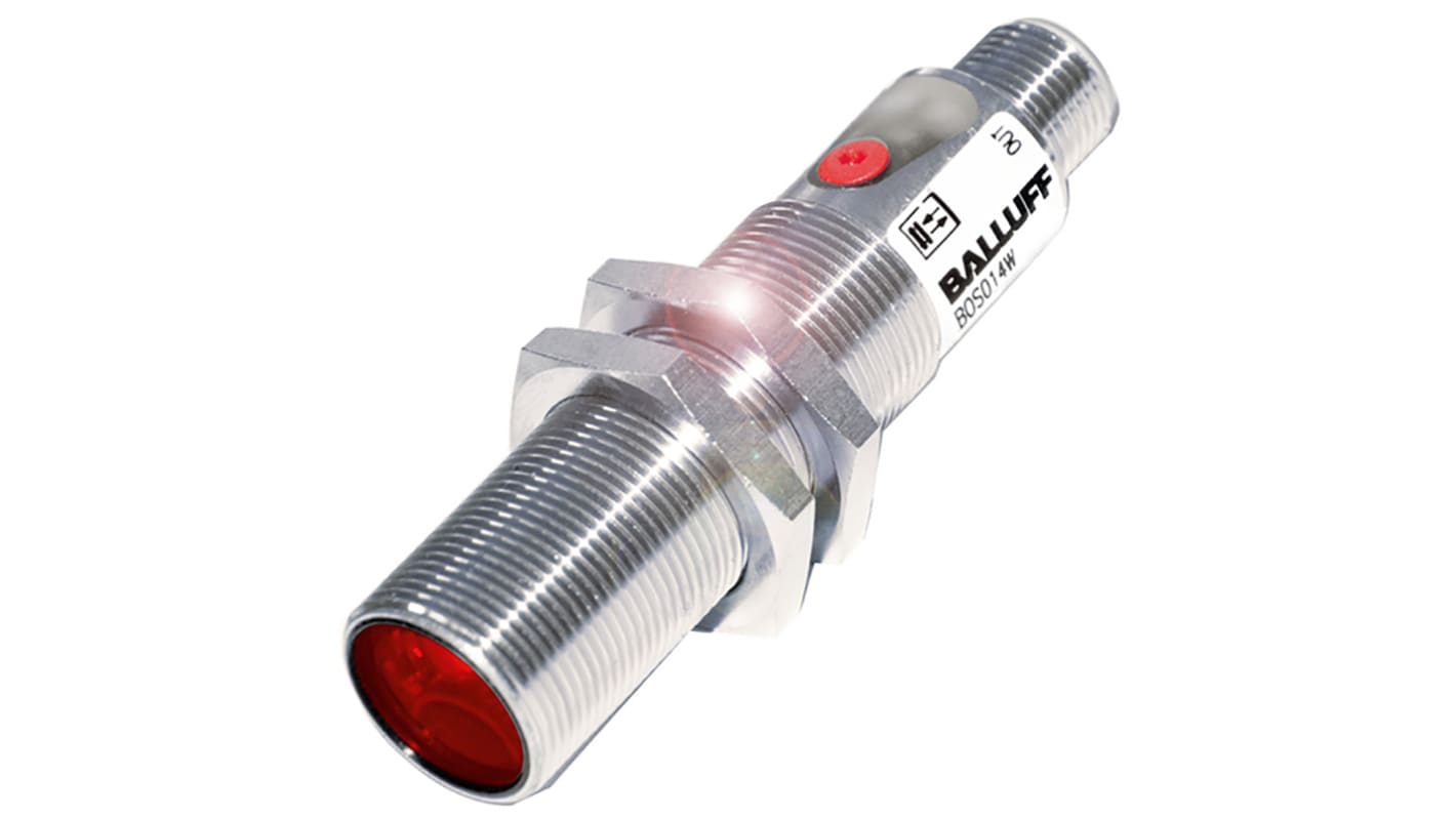 Rs-Online Sensore fotoelettrico Cilindrico BALLUFF a retroriflessione rilevamento 7 m uscita PNP