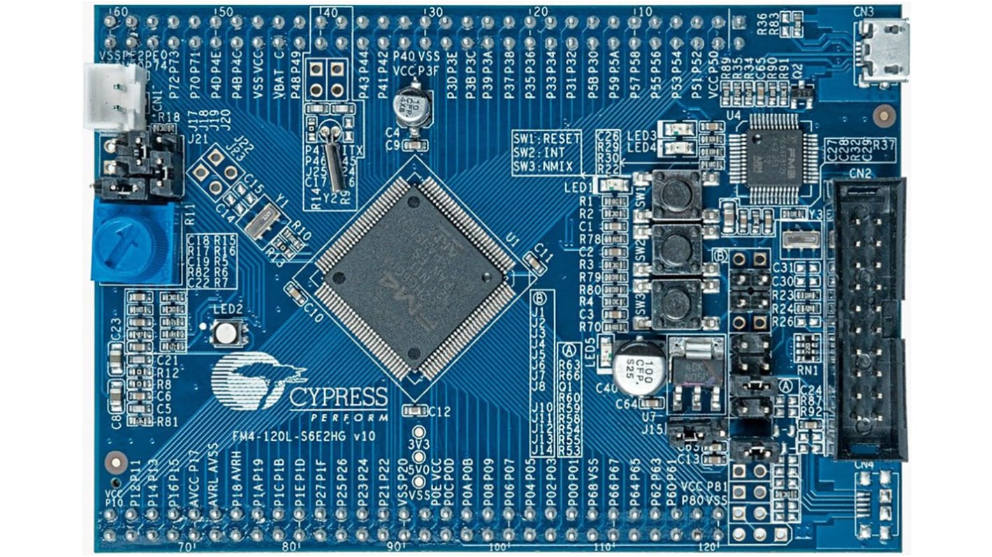 Cypress Semiconductor MCU Starter Kit FM4-120L-S6E2HG