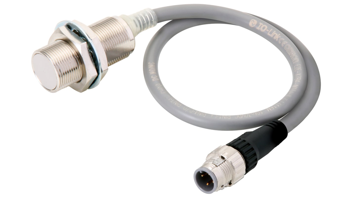 Rs-Online Sensore di prossimità Cilindro filettato Omron M18 rilevamento 7 mm 10 → 30 V c.c