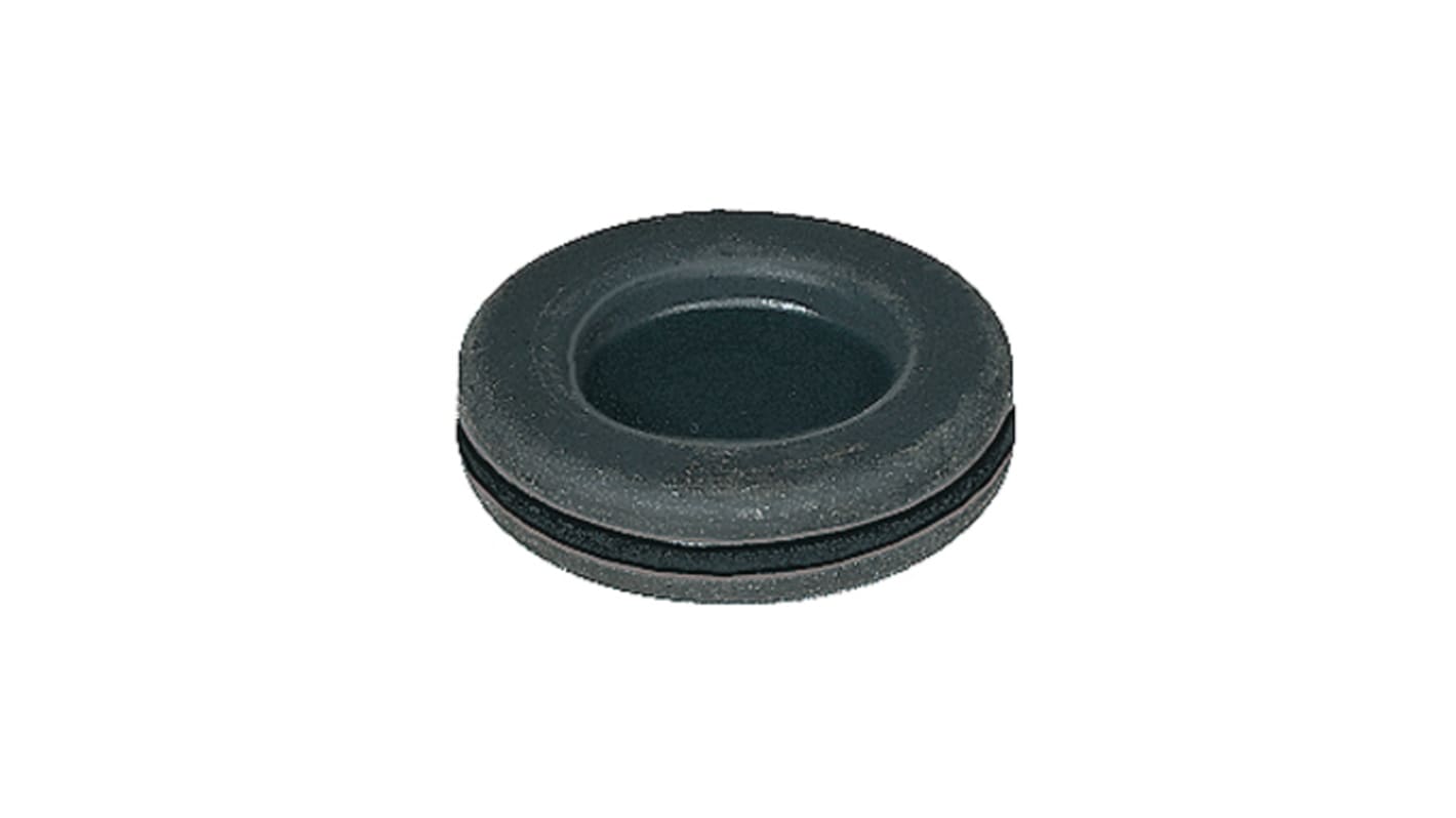 SES Sterling DG Black Polychloroprene 75mm Cable Grommet for Maximum of 65mm Cable Dia. 02580018010