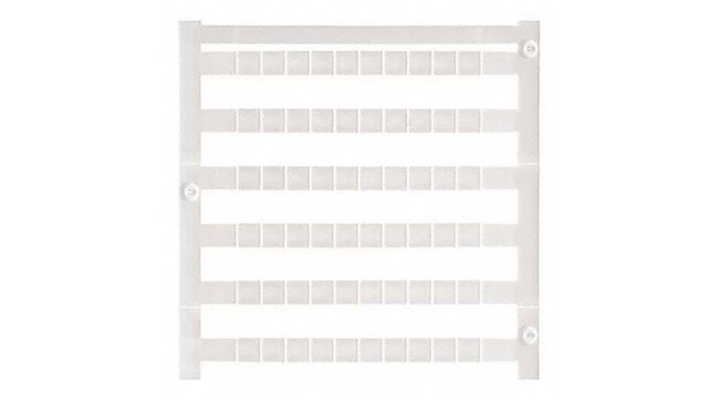 Weidmuller Terminal Marker for use with Electronic Sub-Assemblies, Plug-In Connectors, Weidmuller Cable Connectors