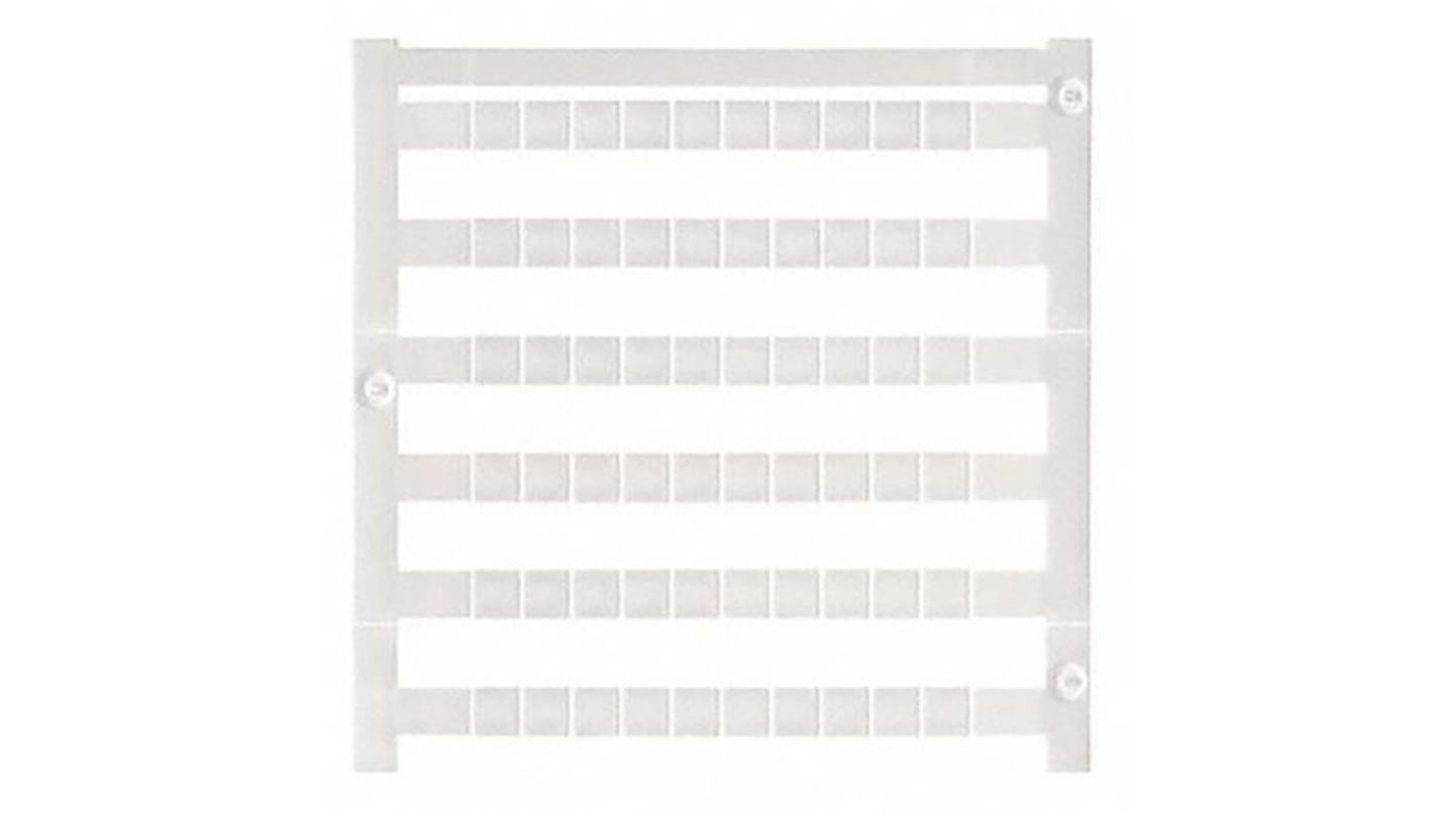 Weidmuller Terminal Marker for use with Electronic Sub-Assemblies, Plug-In Connectors, Weidmuller Cable Connectors