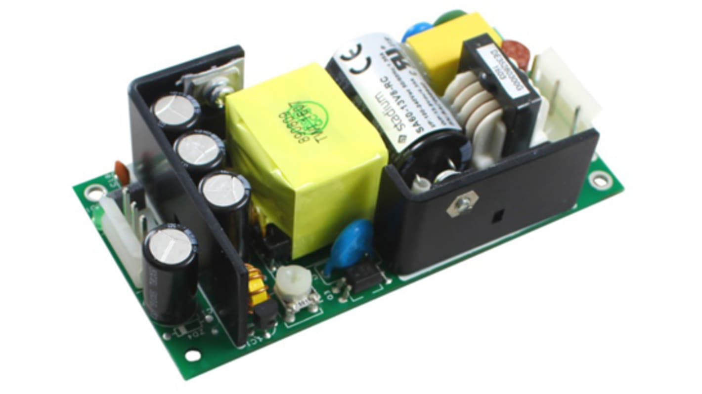 RS PRO Switching Power Supply, 24V dc, 2.5A, 60W, 1 Output, 100 → 230V ac Input Voltage