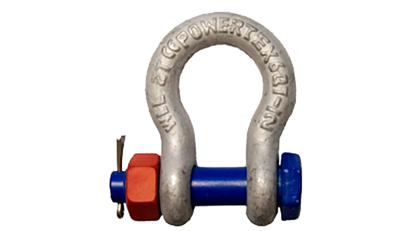 RS PRO Bow Shackle, Alloy Steel, 0.5t