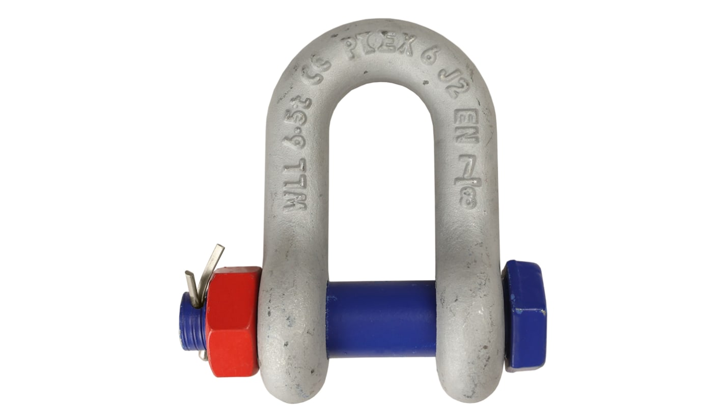 RS PRO D-Shackle, Alloy Steel, 3.25t