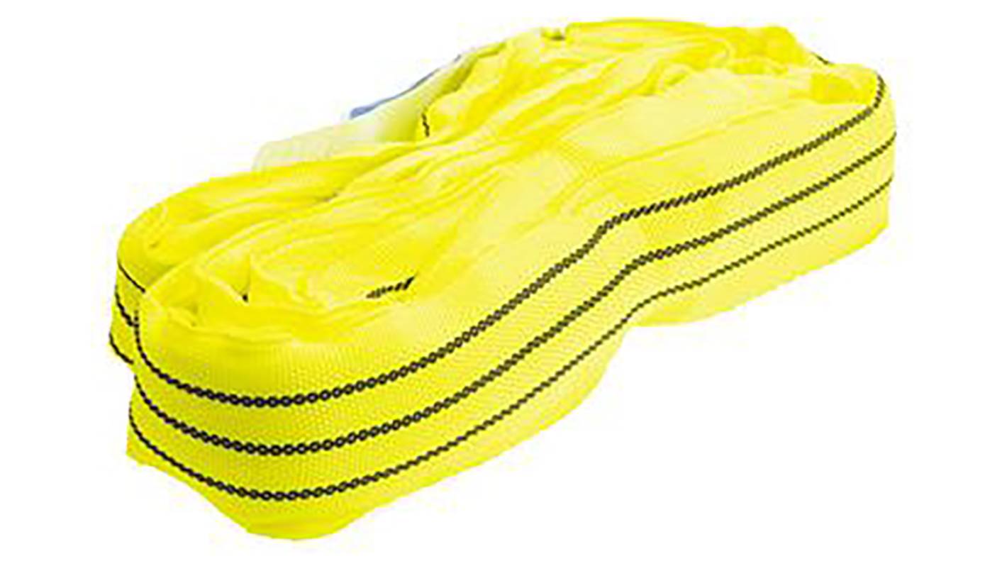 RS PRO 5m Yellow Lifting Sling Round, 3t