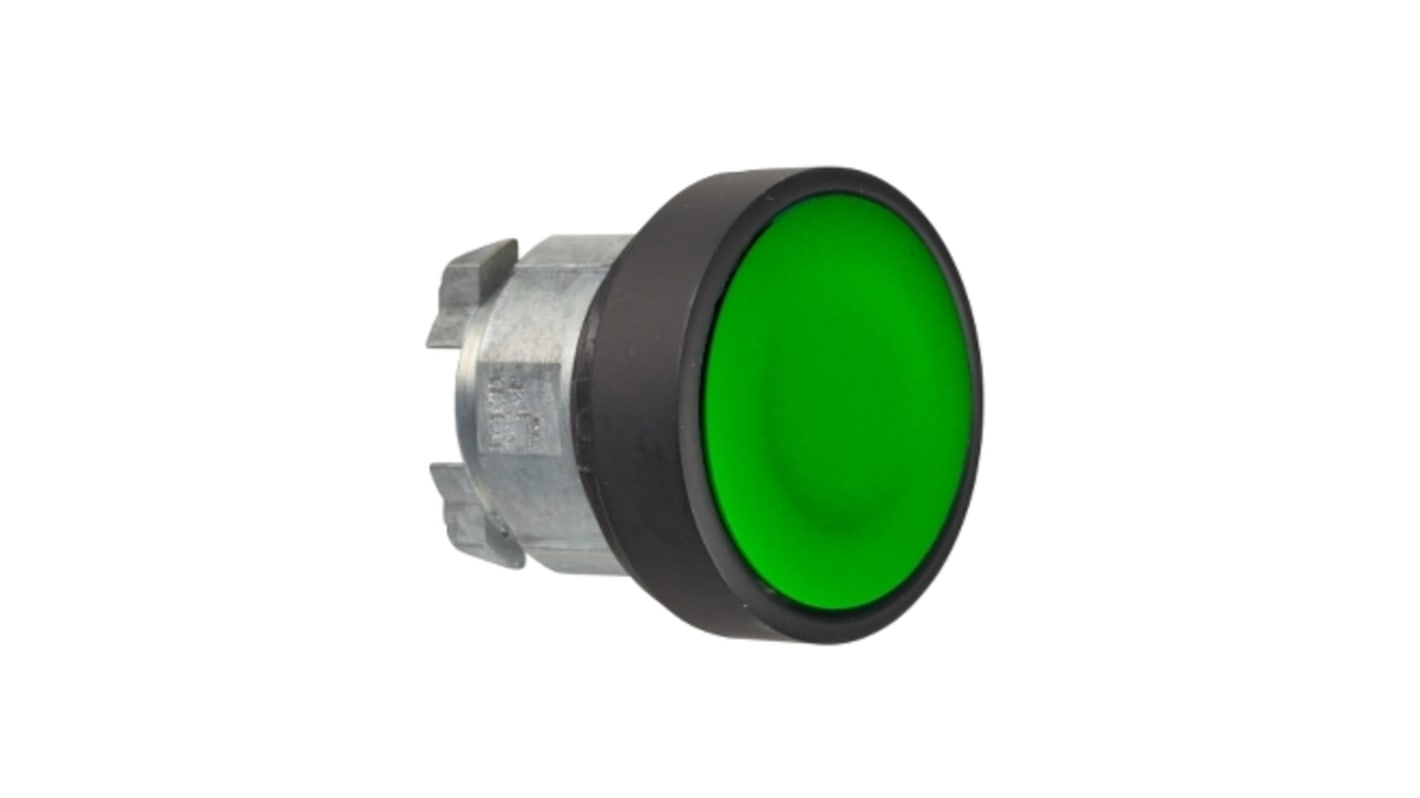 Schneider Electric Harmony XB4 Series Green Momentary Push Button Head, 22mm Cutout, IP66, IP67, IP69K