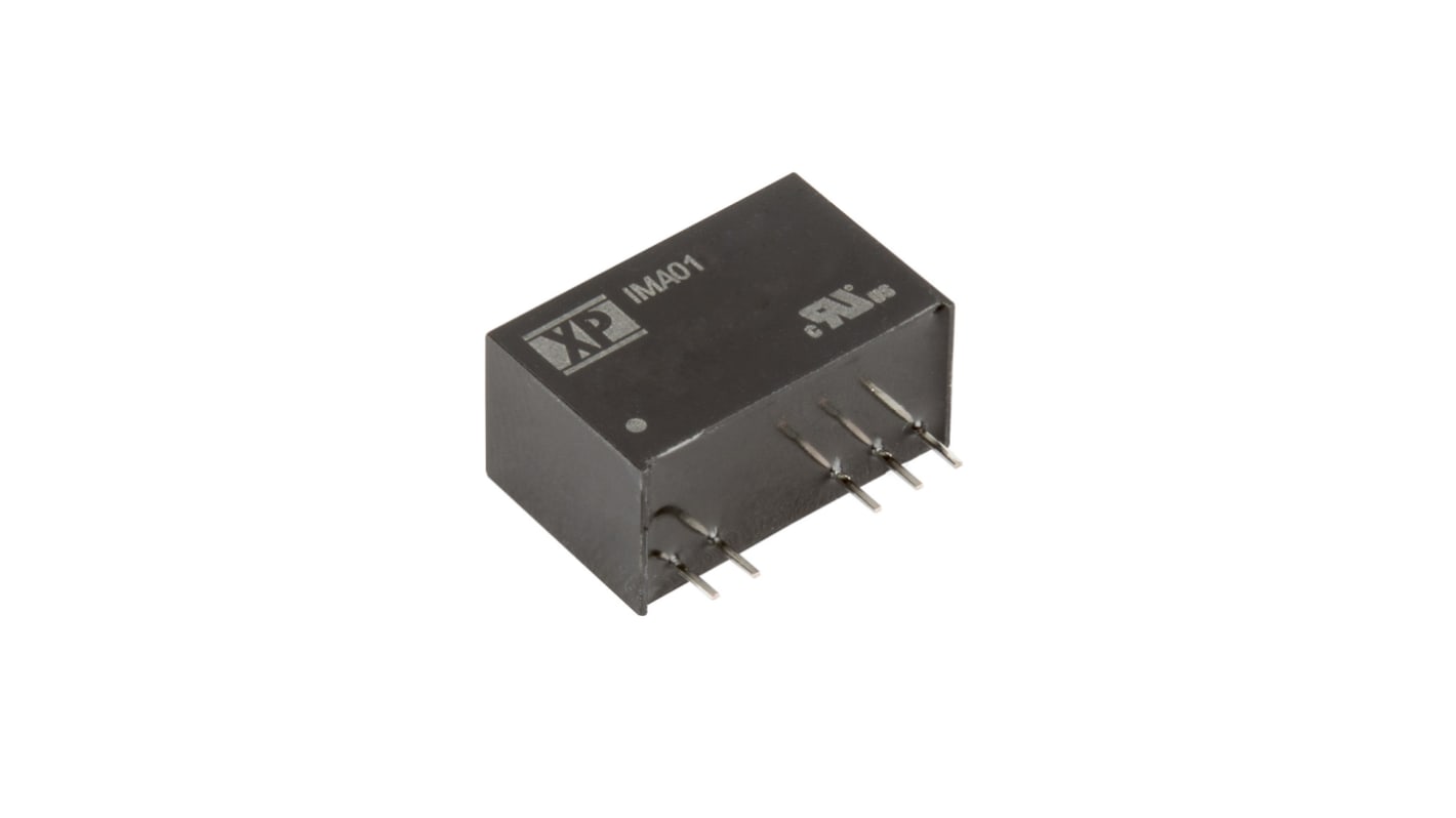 XP Power IMA01 DC/DC-Wandler 1W 5 V dc IN, 5V dc OUT / 200mA Durchsteckmontage 4kV ac isoliert