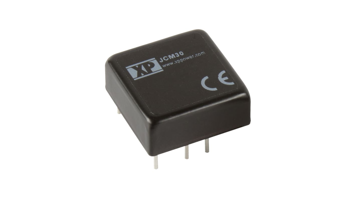 XP Power JCM30 DC/DC-Wandler 30W 12 V dc IN, 12V dc OUT / 2.5mA Durchsteckmontage 1.6kV dc isoliert