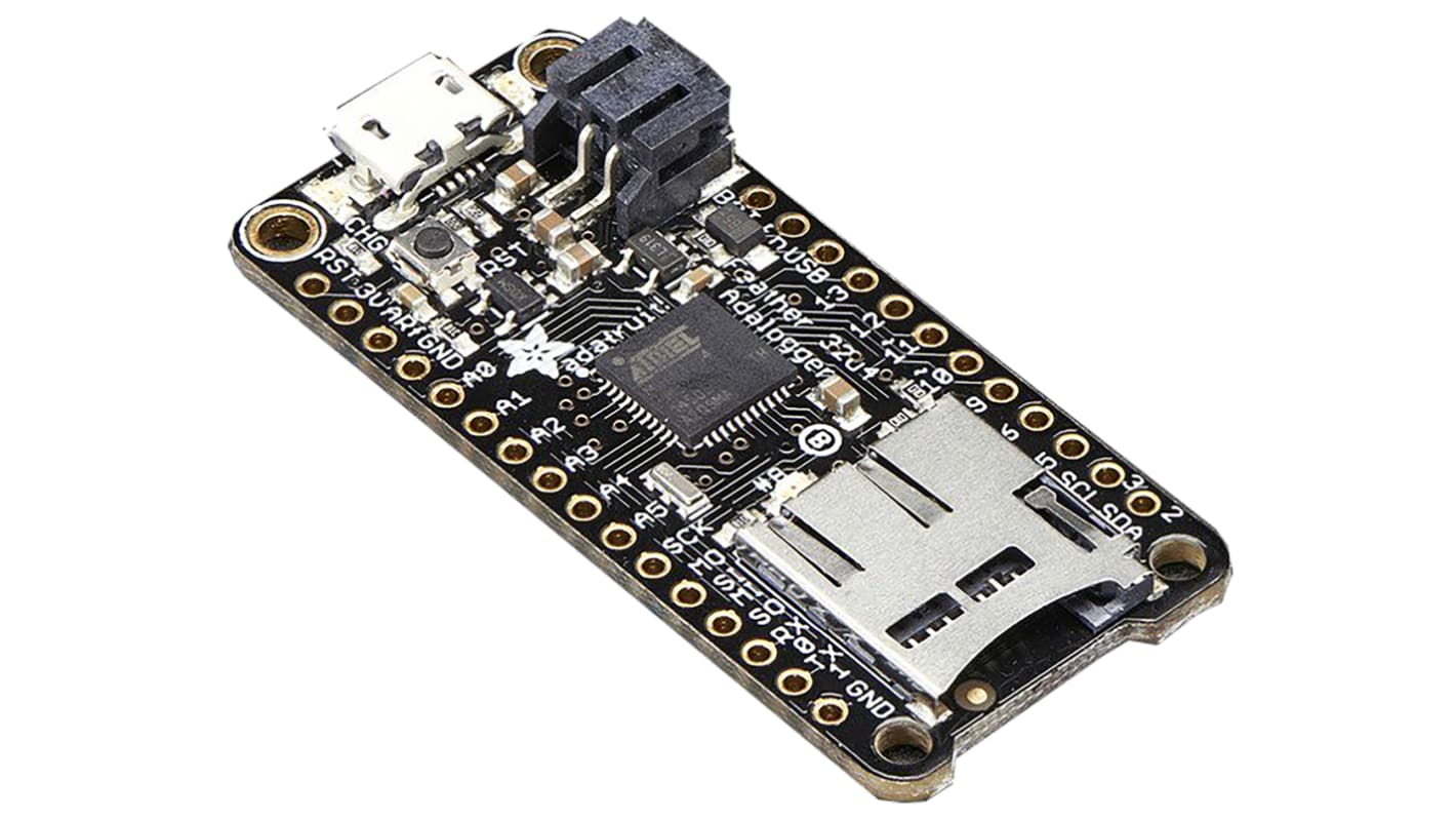 ADAFRUIT INDUSTRIES 开发板, ATmega32u4处理器, Feather 32u4 Adalogger