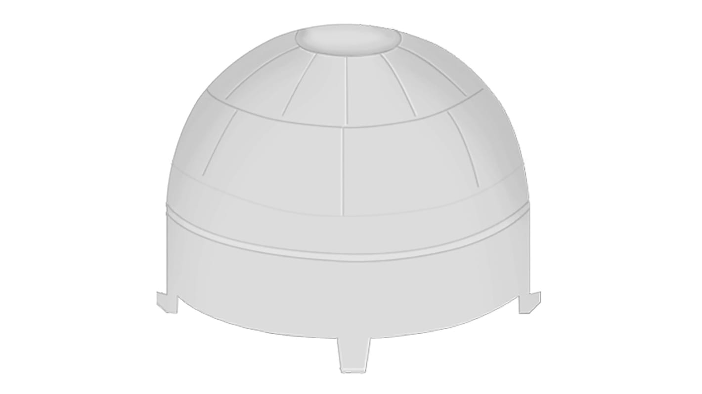 Murata PPGI Fresnel Fresnellinse Rund aus HDPE, Ø 23mm x 16.5mm, für Pyroelektrische IR-Sensoren