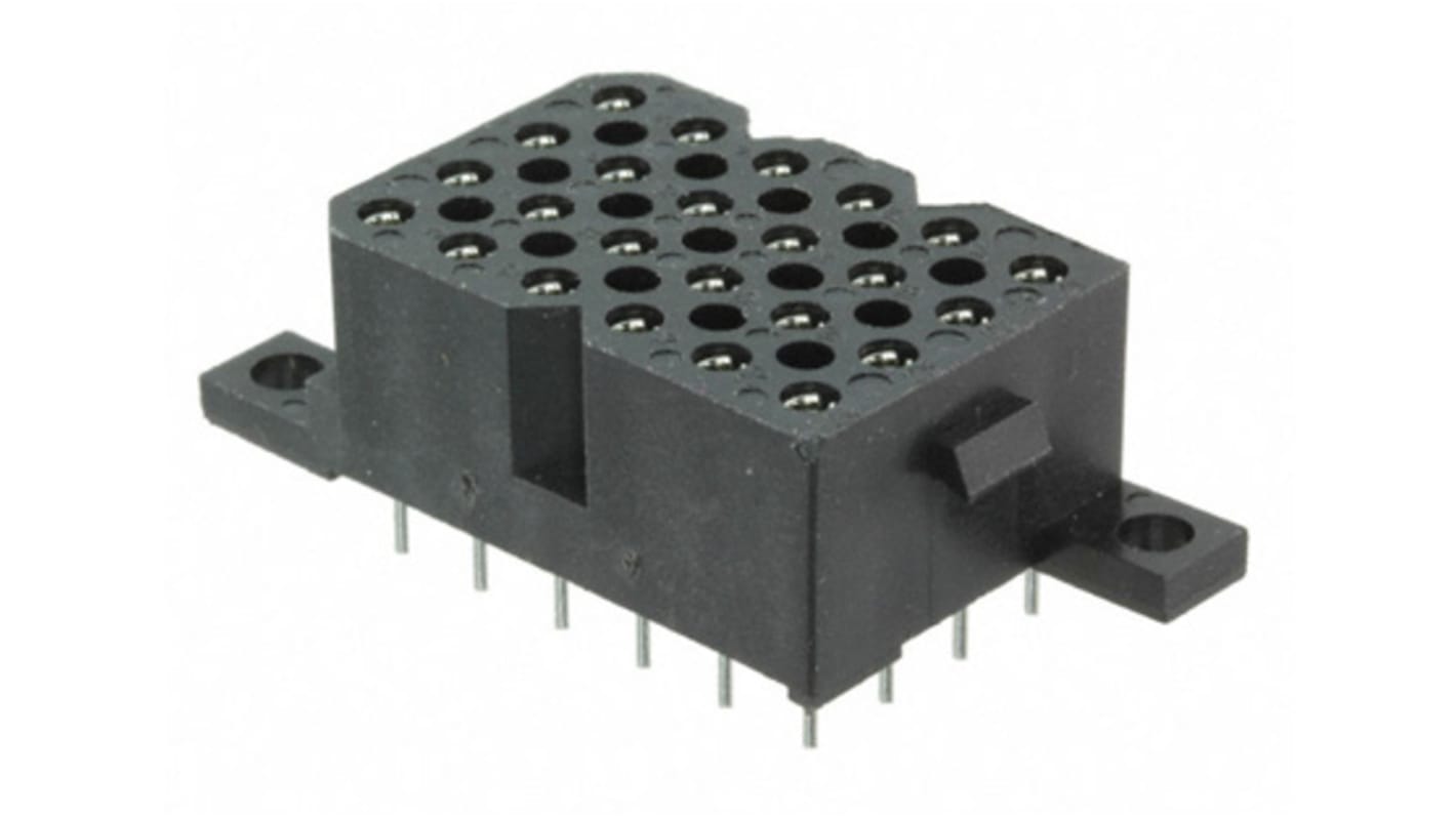 Gniazdo PCB 24 -pinowe 4 -rzędowe raster: 5.08mm Gniazdo Proste Montaż na płytce drukowanej