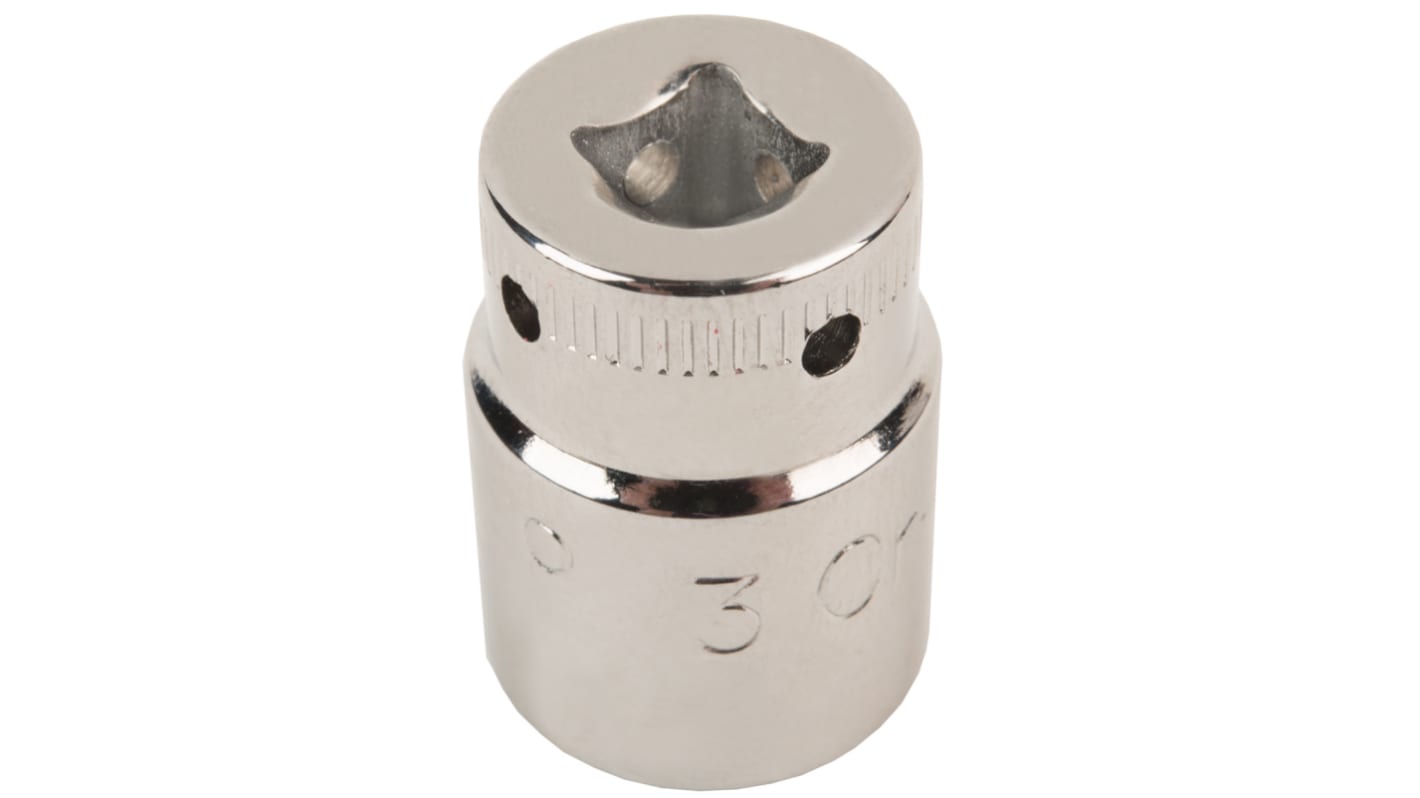 Bahco 1/4 in Drive 13mm Standard Socket, 6 point, 24.7 mm Overall Length