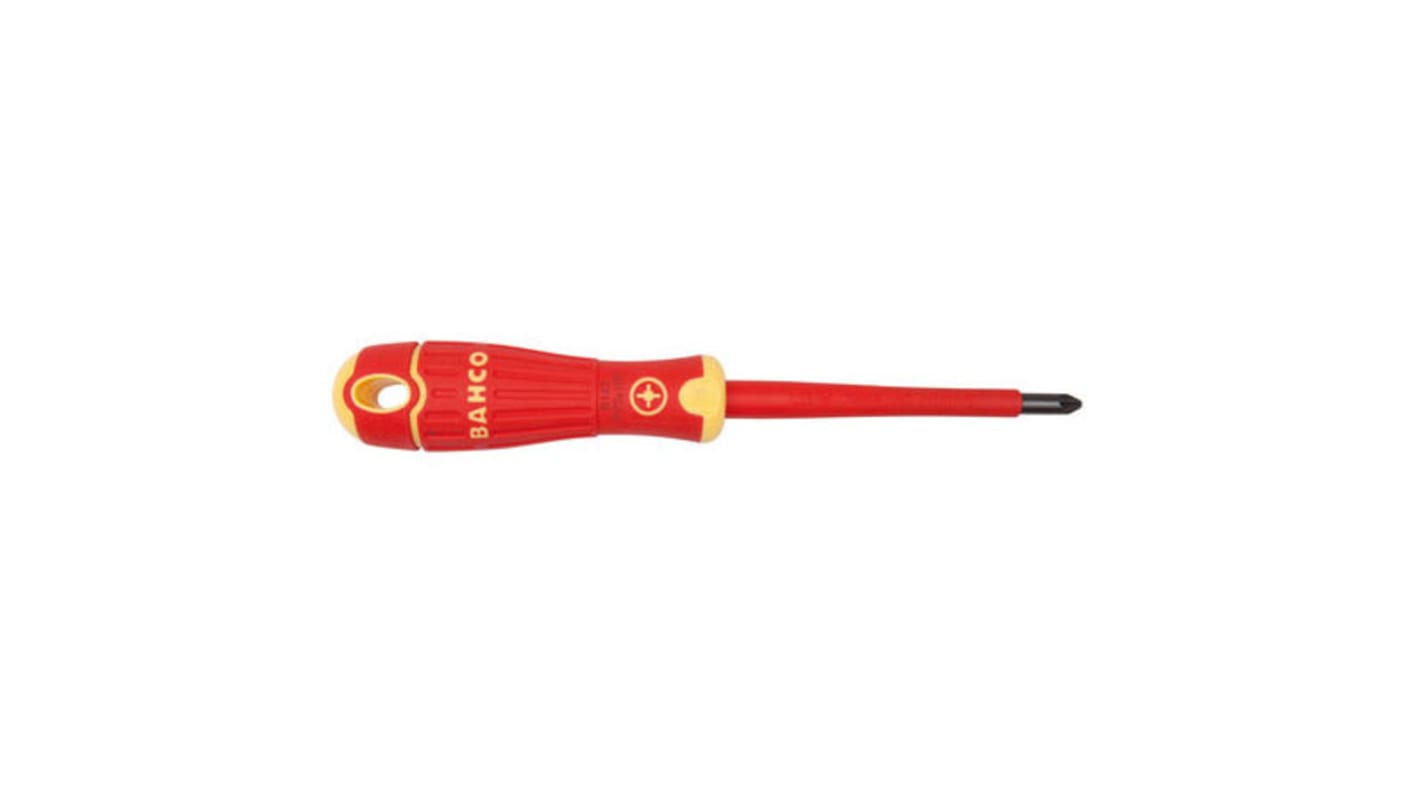 Bahco Pozidriv, PZ1 Tip, 80 mm Blade, VDE/1000V, 185 mm Overall