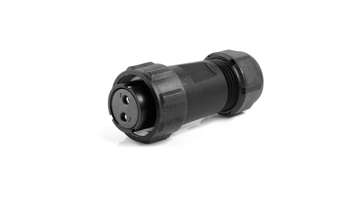 RS PRO Circular Connector, 2 Contacts, Cable Mount, Plug, Female, IP68